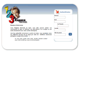 Tablet Screenshot of espaceservices.123ce.net